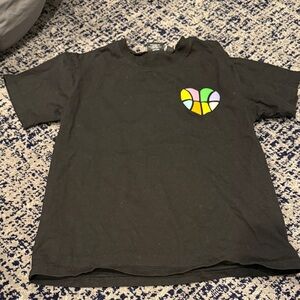 Overtime Kids Shirt with Colorful Heart Design
